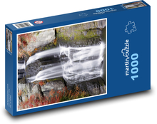 Vodopád - tekoucí voda Puzzle 1000 dílků - 60 x 46 cm