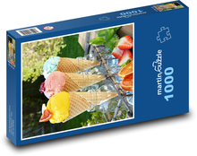 Zmrzlina - letné občerstvenie Puzzle 1000 dielikov - 60 x 46 cm 