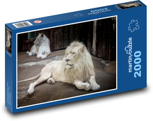 Die Majestät des Weißen Löwen Puzzle 2000 Teile - 90 x 60 cm