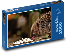 Jeż delektuje się lunchem Puzzle 2000 elementów - 90x60 cm