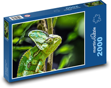 Kameleon w lesie Puzzle 2000 elementów - 90x60 cm