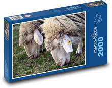 Grasweidende Schafe Puzzle 2000 Teile - 90 x 60 cm
