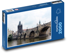 Karlsbrücke und Prager Burg Puzzle 2000 Teile - 90 x 60 cm