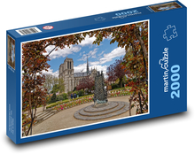 Náměstí René Vivianyho v Paříži Puzzle 2000 dílků - 90 x 60 cm