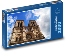 Katedra Notre-Dame, Paryż, Francja Puzzle 2000 elementów - 90x60 cm