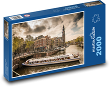 Wysyłka w Amsterdamie Puzzle 2000 elementów - 90x60 cm