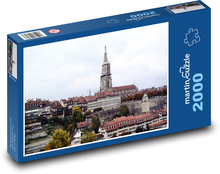 Švajčiarsko - Bern Puzzle 2000 dielikov - 90 x 60 cm