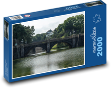 Tokio - Most w Pałacu Cesarskim Puzzle 2000 elementów - 90x60 cm