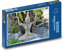 Socha budhistického chrámu Puzzle 2000 dielikov - 90 x 60 cm