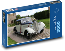 Historické svatební auto Puzzle 2000 dílků - 90 x 60 cm