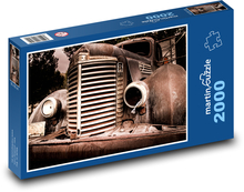 Staré americké nákladné auto Puzzle 2000 dielikov - 90 x 60 cm