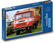 Wóz strażacki Puzzle 2000 elementów - 90x60 cm