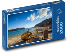Ein kleines Boot in der Bucht Puzzle 2000 Teile - 90 x 60 cm