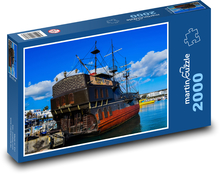 Big boat in the port of Thailand Puzzle 2000 pieces - 90 x 60 cm