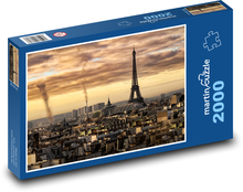 Paříž - Eifellova věž Puzzle 2000 dílků - 90 x 60 cm