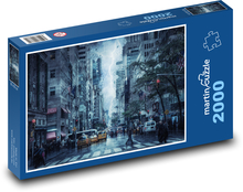 Storm in the city Puzzle 2000 pieces - 90 x 60 cm