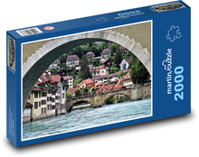 Bern, historische Stadt an der Aare Puzzle 2000 Teile - 90 x 60 cm