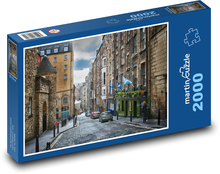 Edinburgh, Škótsko, historická ulica Puzzle 2000 dielikov - 90 x 60 cm