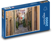 Ulička v Lisabonu - Portugalsko Puzzle 2000 dílků - 90 x 60 cm