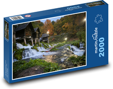 Mühlen an einem Gebirgsbach Puzzle 2000 Teile - 90 x 60 cm
