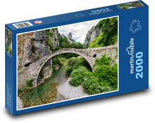 Most Konitsa w Grecji Puzzle 2000 elementów - 90x60 cm