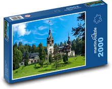 Rumunia - zamek Peles Puzzle 2000 elementów - 90x60 cm