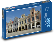 Historische Häuser Telč - Tschechische Republik Puzzle 2000 Teile - 90 x 60 cm