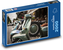 Skútr - Lambretta, Itálie Puzzle 2000 dílků - 90 x 60 cm