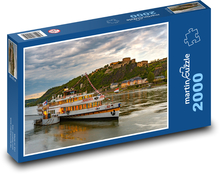River Boat - Koblenz, Germany Puzzle 2000 pieces - 90 x 60 cm