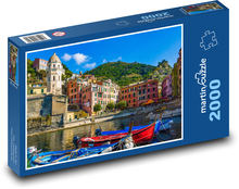 Hafen in Cinque Terre - Italien Puzzle 2000 Teile - 90 x 60 cm
