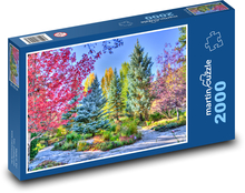 Herbstzauber im Wald Puzzle 2000 Teile - 90 x 60 cm