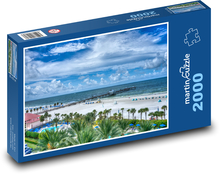 Strand in den USA Puzzle 2000 Teile - 90 x 60 cm
