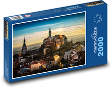 Mikulov bei Sonnenaufgang - Tschechische Republik Puzzle 2000 Teile - 90 x 60 cm