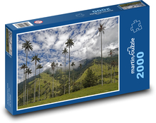 Kolumbia - palmy Puzzle 2000 dielikov - 90 x 60 cm