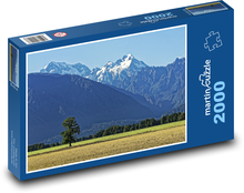 Nový Zéland a hory Puzzle 2000 dielikov - 90 x 60 cm