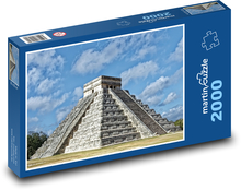 Pyramida Slunce v Mexiku Puzzle 2000 dílků - 90 x 60 cm