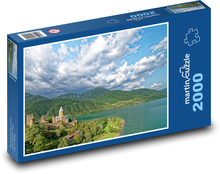 Gruzie - hrad Ananuri Puzzle 2000 dílků - 90 x 60 cm