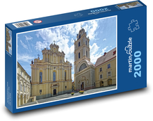 Kostol sv. Jána Krstiteľa - Vilnius, Litva Puzzle 2000 dielikov - 90 x 60 cm
