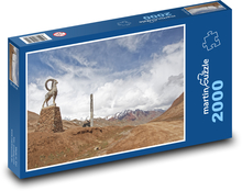 Kirgisistan - Grenze Puzzle 2000 Teile - 90 x 60 cm