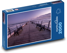 Dlhé mólo na mori Puzzle 2000 dielikov - 90 x 60 cm