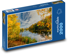 Herbst in England - Yorkshire Puzzle 2000 Teile - 90 x 60 cm