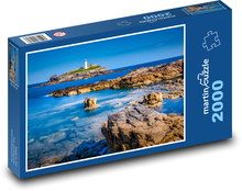 Rocky coast with lighthouse Puzzle 2000 pieces - 90 x 60 cm