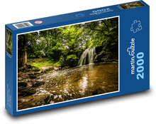 Wasserfall im Wald Puzzle 2000 Teile - 90 x 60 cm
