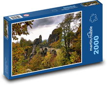Most Saského Švajčiarska Puzzle 2000 dielikov - 90 x 60 cm