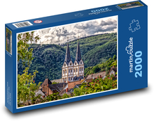 Bacharach – mesto na Rýne Puzzle 2000 dielikov - 90 x 60 cm