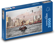 Wassertaxi in Dubai Puzzle 2000 Teile - 90 x 60 cm