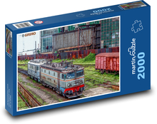Vlak v Rumunsku Puzzle 2000 dielikov - 90 x 60 cm
