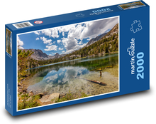 Clear lake in the mountains Puzzle 2000 pieces - 90 x 60 cm
