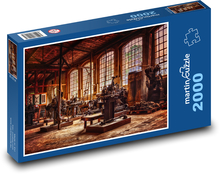 Verlassene Fabrik mit Produktionsmaschinen Puzzle 2000 Teile - 90 x 60 cm