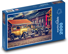 Historické autá Ford Puzzle 2000 dielikov - 90 x 60 cm